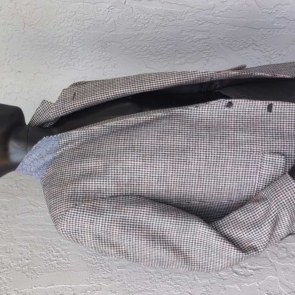 SIGNATURE COLLECTION MEN'S HOUNDSTOOTH CLASSIC BLAZER